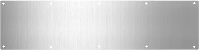 Durable 8 x 30-inch kick plate with a US28 brushed finish, built to shield the lower portion of doors from impact and foot traffic. Ideal for maintaining a clean and professional door appearance in high-use environments.