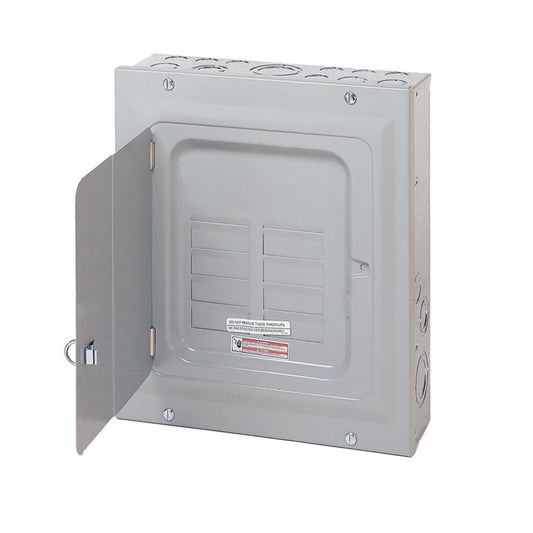 125 Amp breaker box and load center CHCPD BR816L125FDGP for managing and distributing electrical power in residential or commercial setups. Features a rugged enclosure with advanced circuit protection for safe and organized electrical systems.